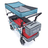 Push Pull TITANIUM SERIES Folding Wagon Stroller with Canopy | Teal
