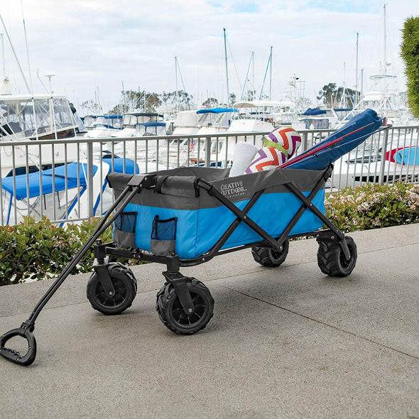 All-Terrain Collapsible Folding Wagon | Blue