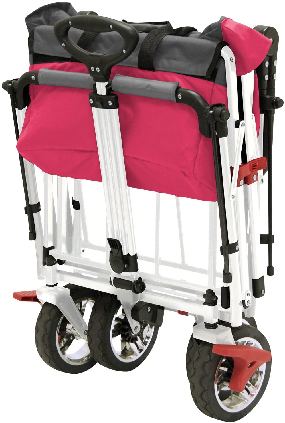 folding wagon stroller Creative Outdoor Collapsible Folding Push Pull Wagon Stroller Cart for Kids | Sun & Rain Shade