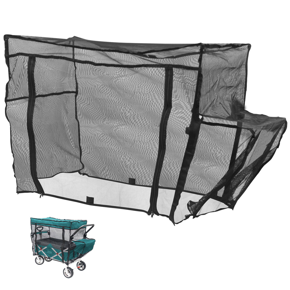 Push Pull Folding Wagon Insect Mosquito Bug Net Accessory – Wagonsrus