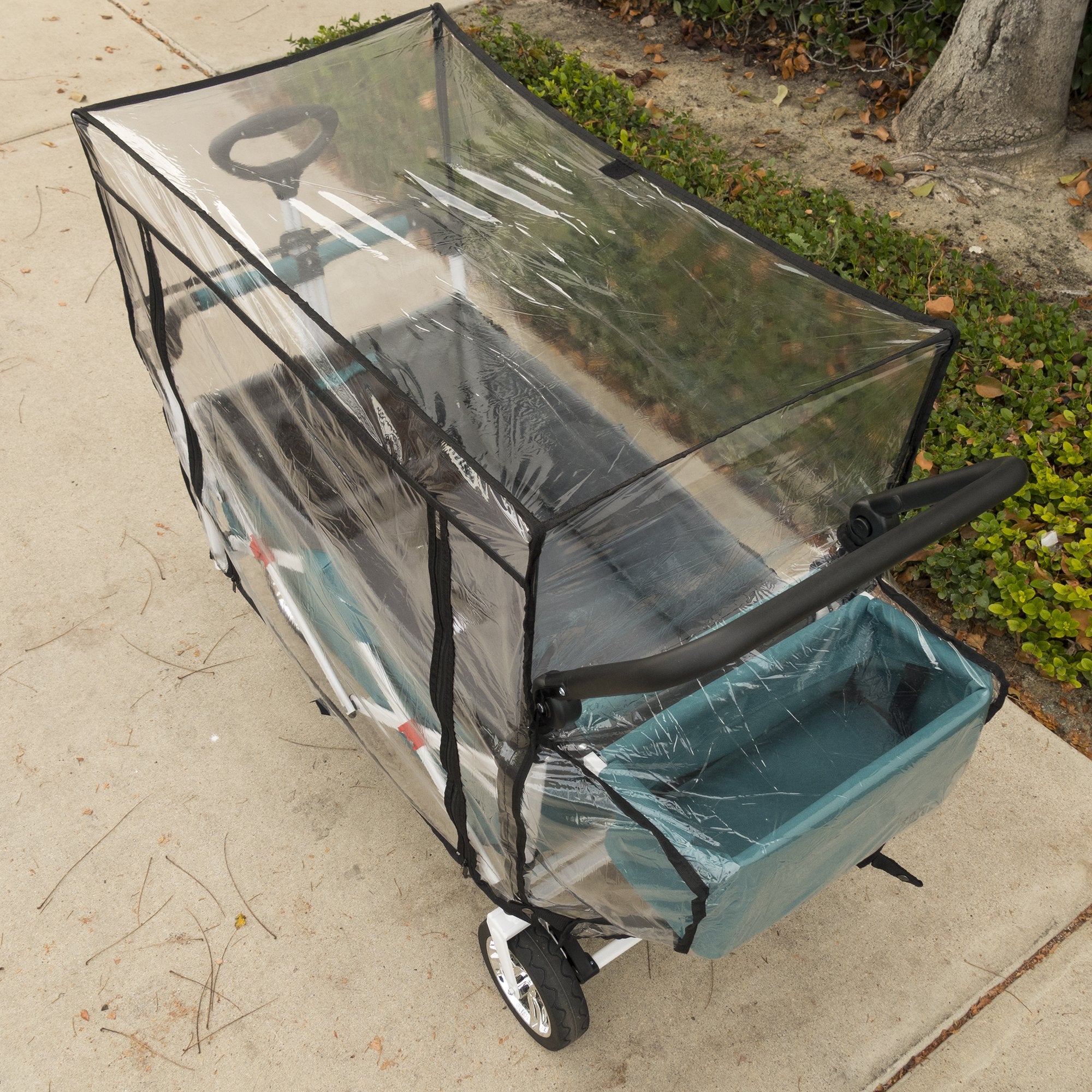 rain cover for wagon stroller Creative Outdoor Push Pull Folding Wagon Rain Cover