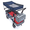 Push Pull Folding Stroller Wagon Titanium Series Navy Blue